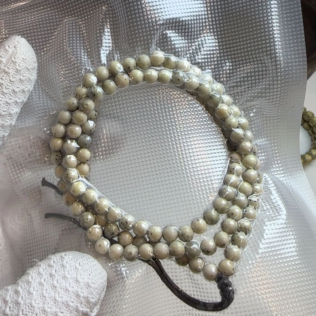 菩提龙蛋6mm星月菩提石玉料108