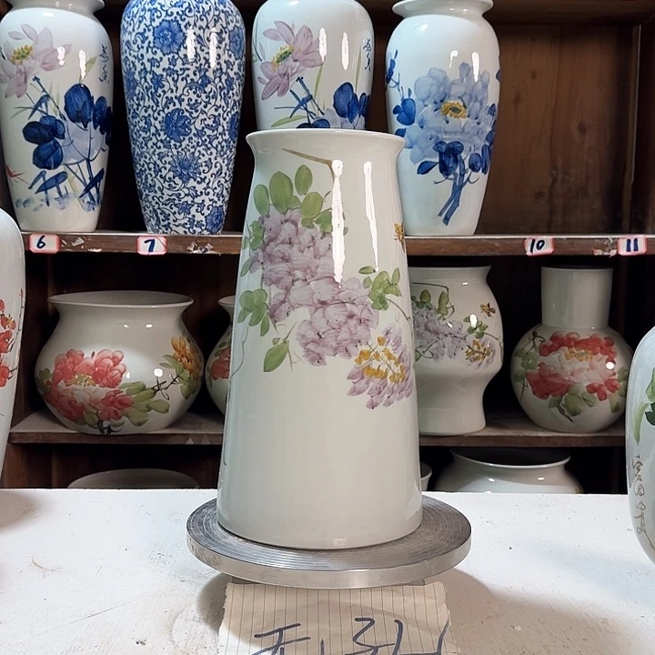 瓶宝塔紫藤新款陶瓷陶瓷