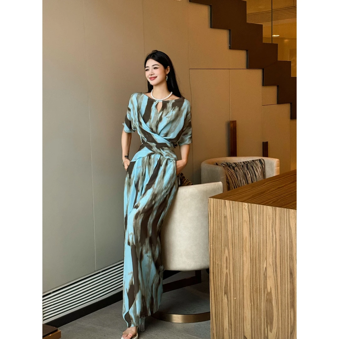 MD进进原创【日常浪漫】2025新款气质上衣+时尚显瘦休闲裤子套装