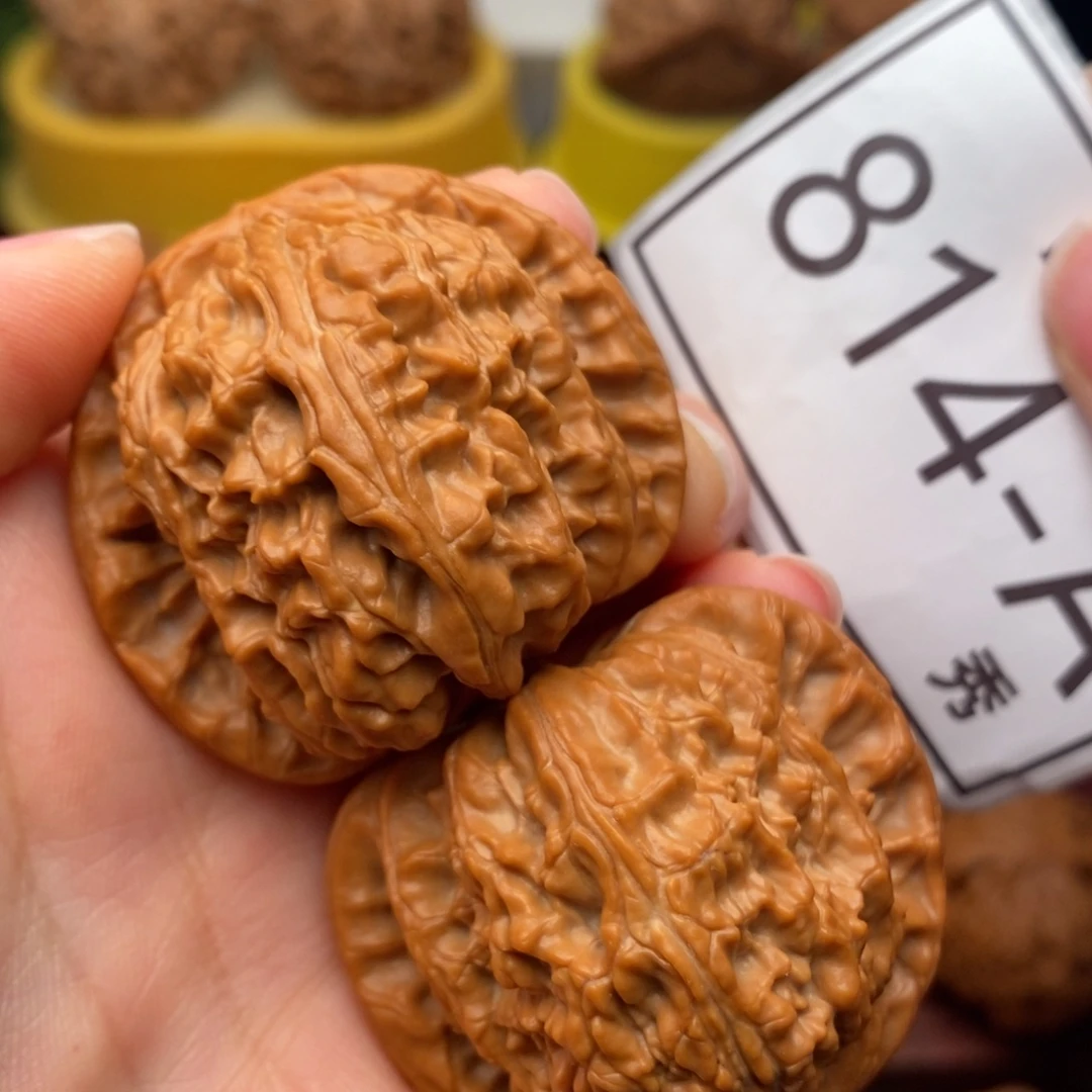 文玩核桃把件白狮子42……