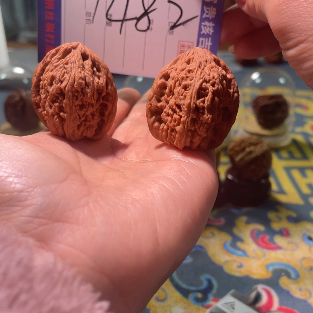 1***~把件核桃34左右全品无修小高炮南将