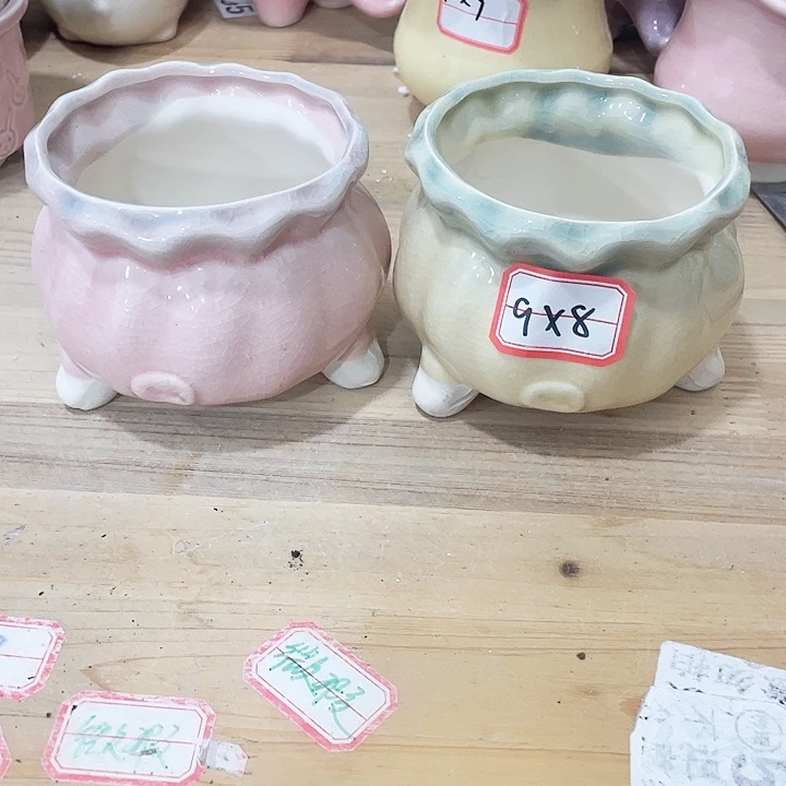 花盆陶瓷全场12包邮