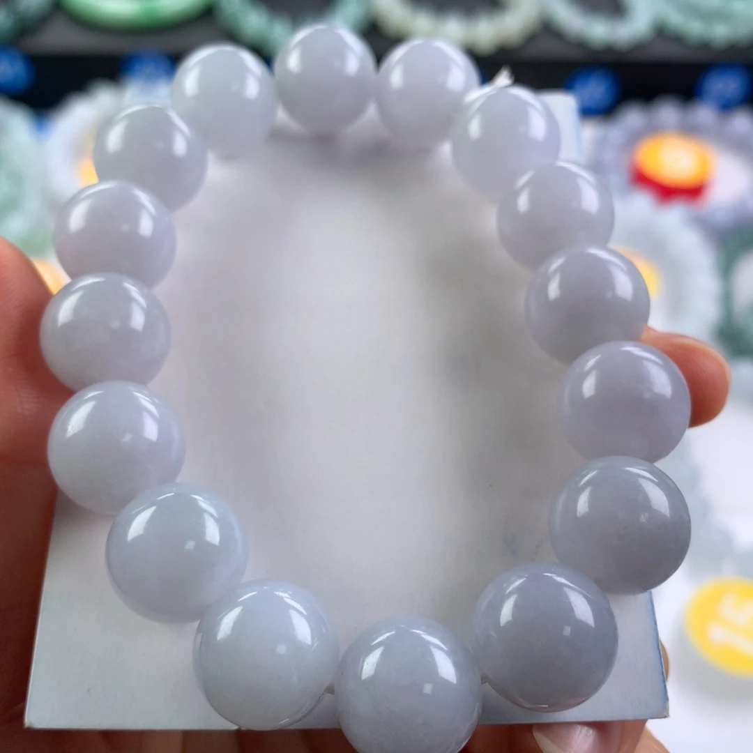 翡翠未镶嵌手链卡13.8