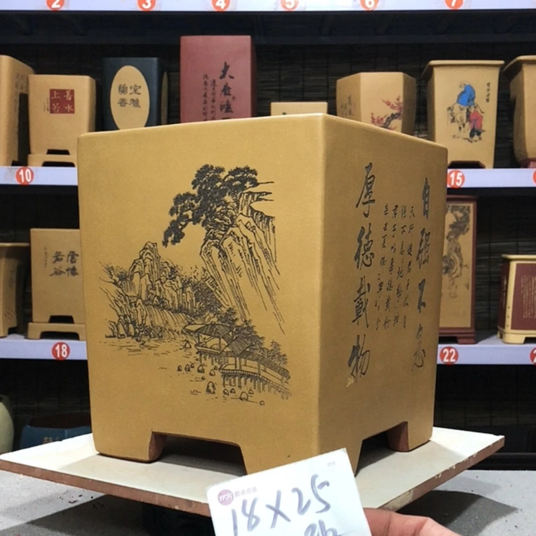【闪购商品】紫砂花盆莫*手工制作