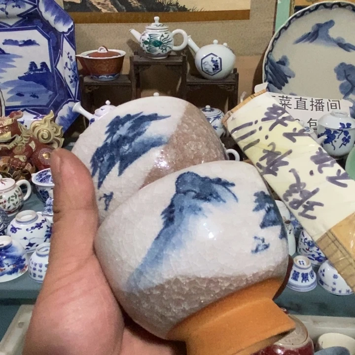 瓷片舶来瓷器满28包邮当日凑单