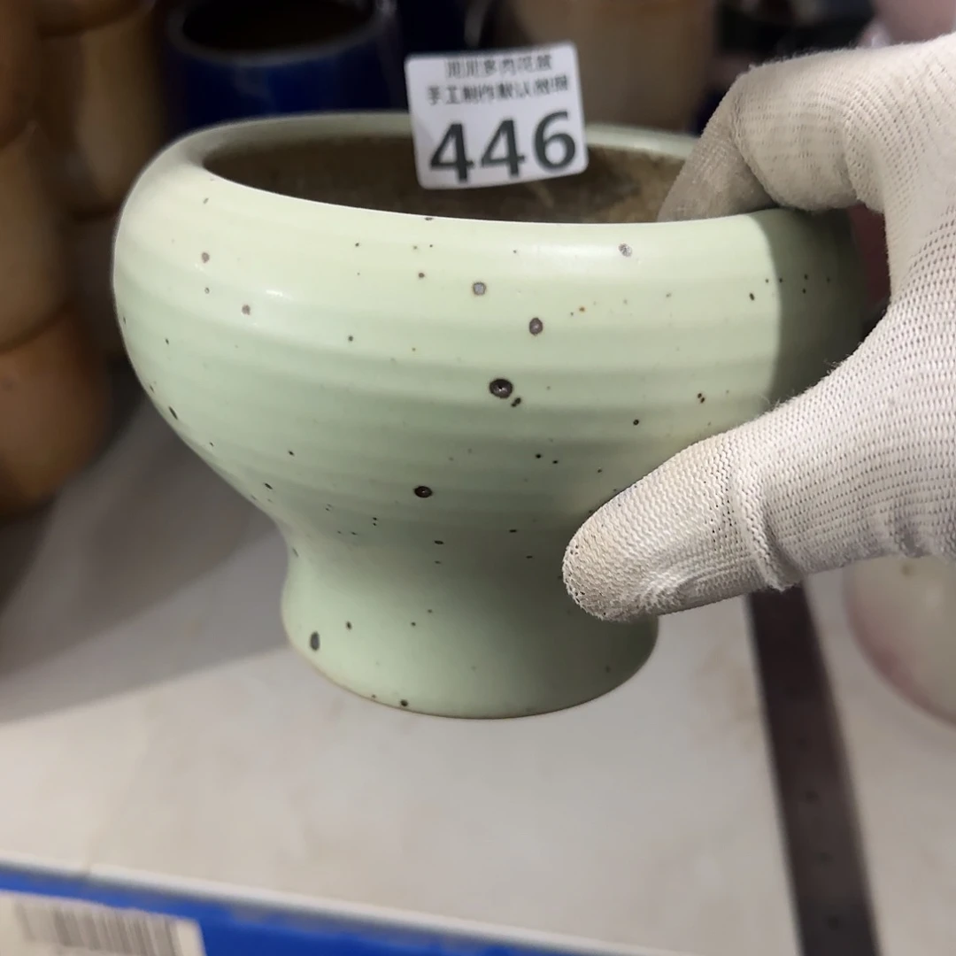 瓷片景德镇手工花盆