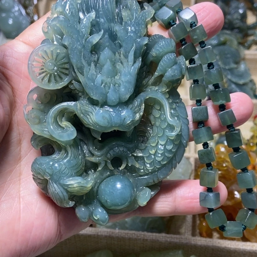 【闪购商品】未镶嵌蛇纹石玉颈饰༄****手把件