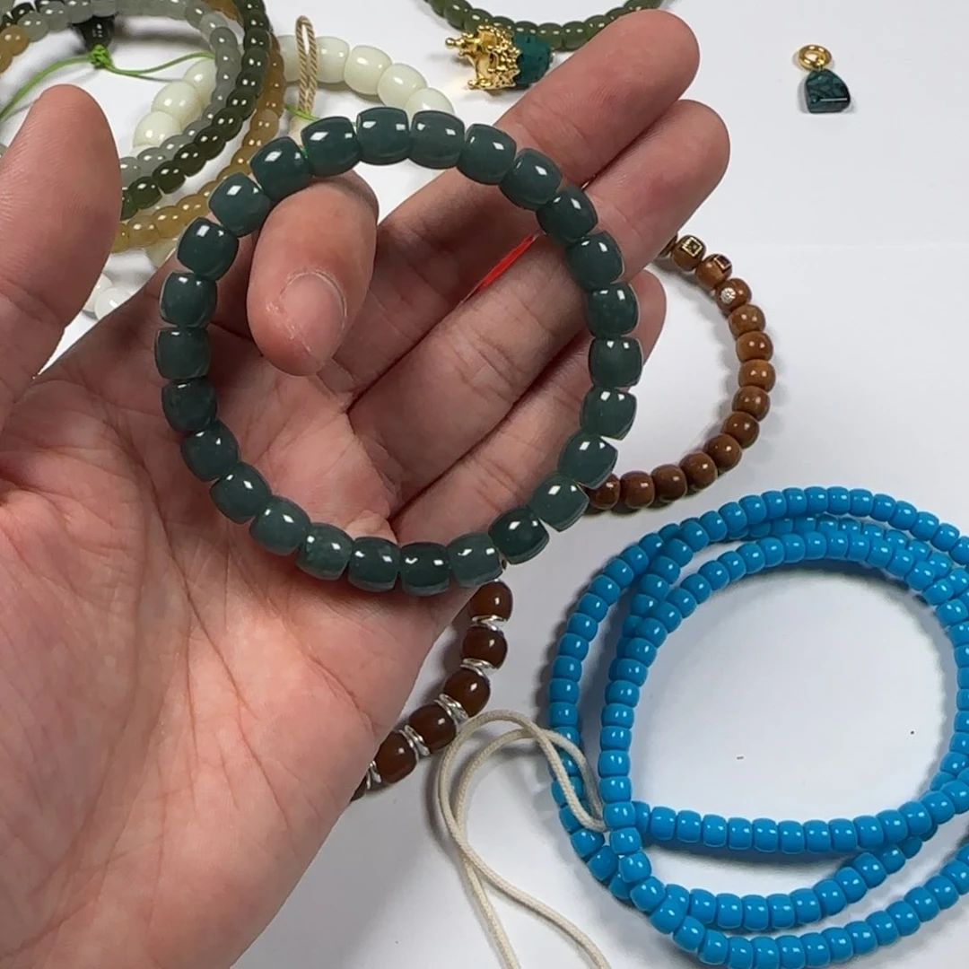 未镶嵌手串翡翠手串