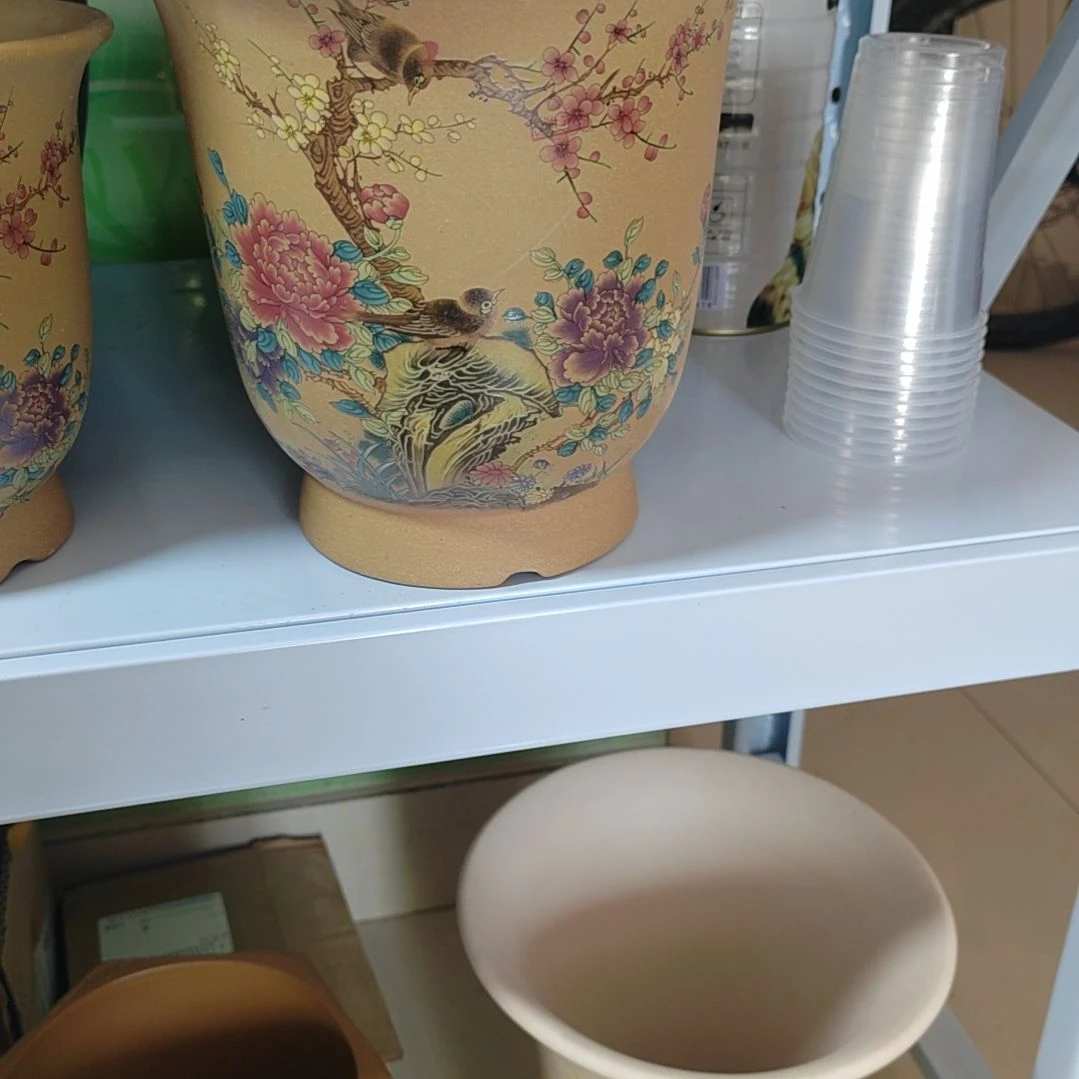 紫砂花盆心*口径19高度19两个一组