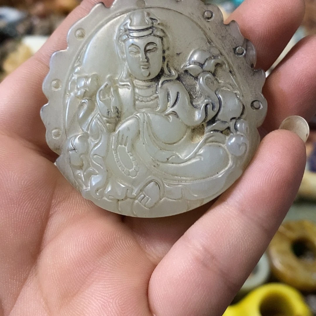 和田玉（糖玉）未镶嵌挂件