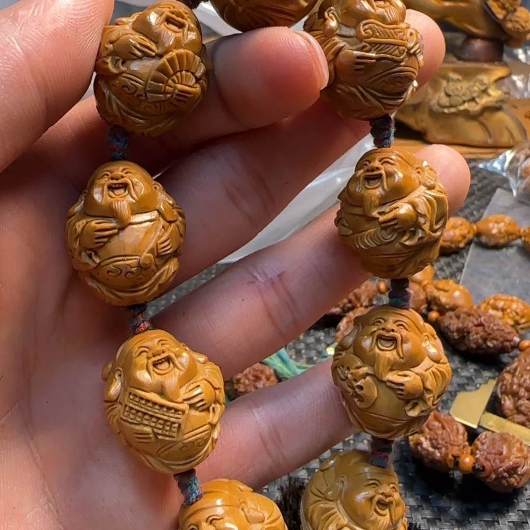 橄榄核手串/手链八大财神