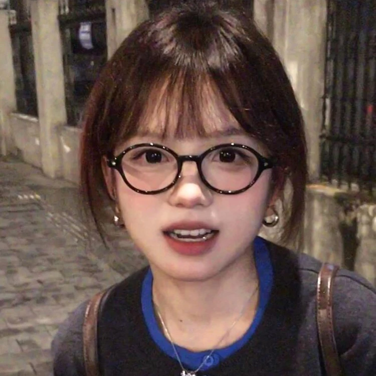 小框黑框眼镜女近视素颜神器小脸方圆脸椭圆眼睛框镜架书呆子学生