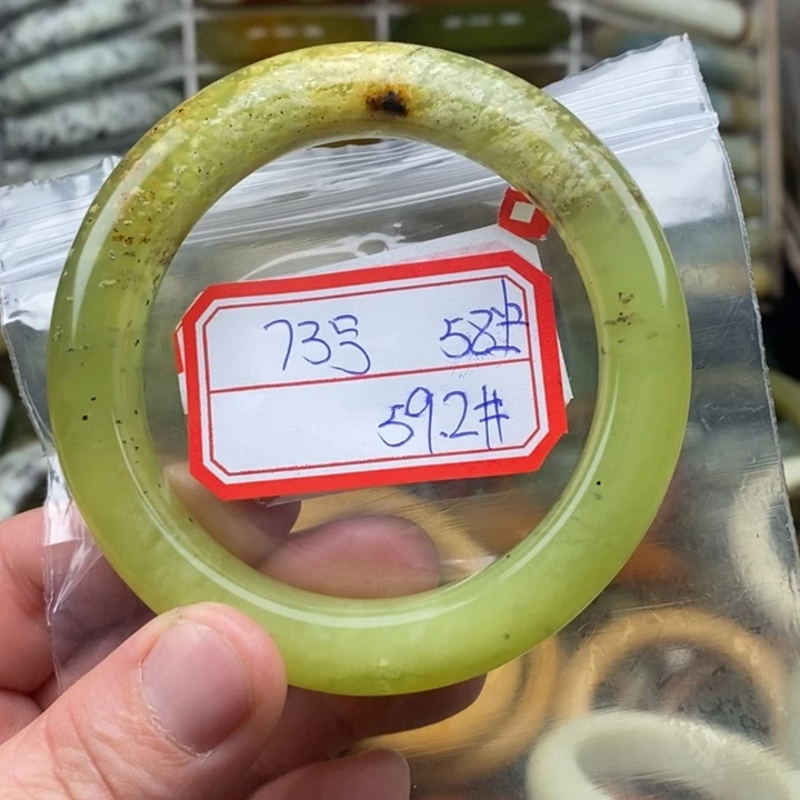 未镶嵌蛇纹石玉手绳