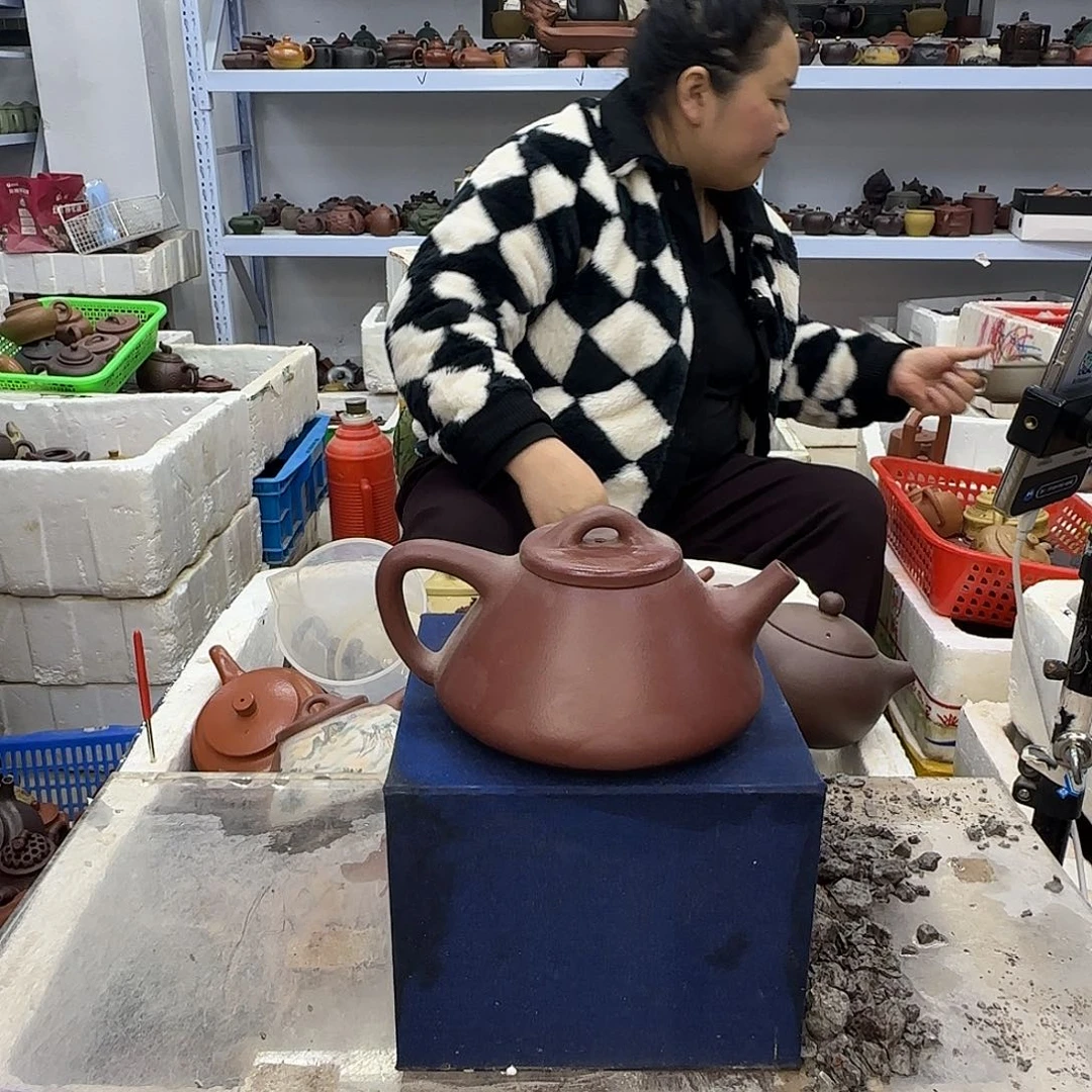 紫砂茶壶宜兴紫砂壶瑕疵处理