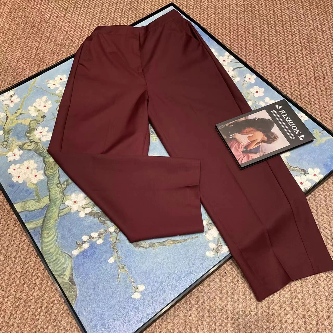 VV&AA  春秋新款时尚气质百搭休闲九分裤   T789