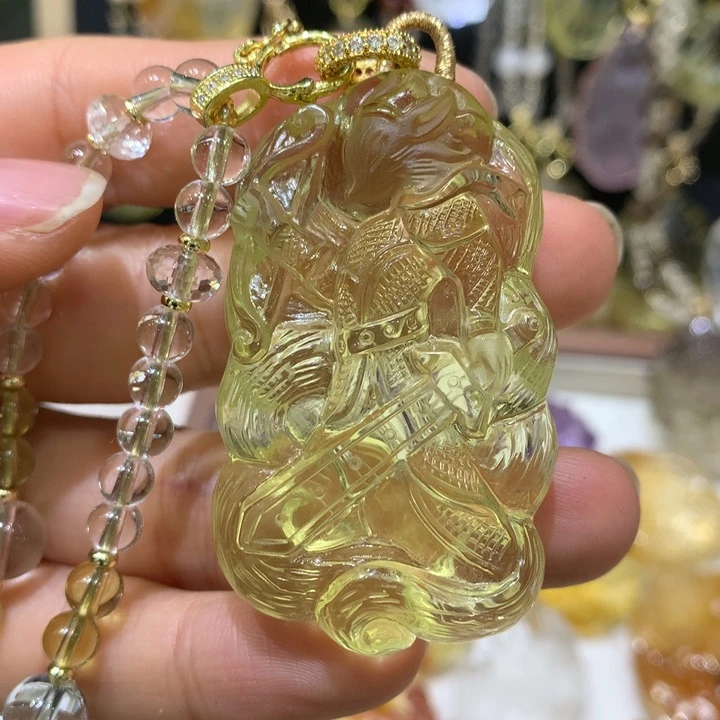 水晶颈饰未镶嵌天然