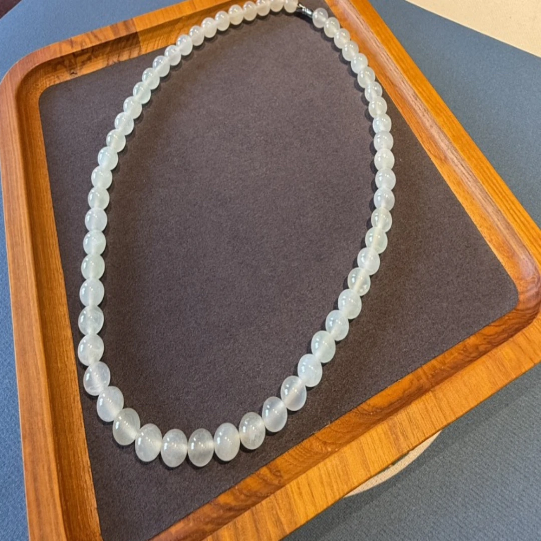 （张会长专属）天然玉石荔枝冻冰晴水妈妈链项链