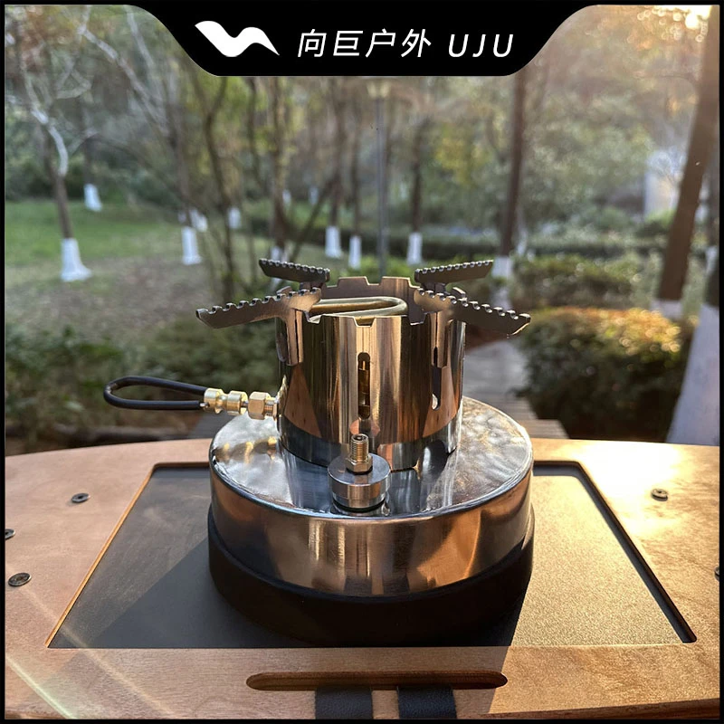 全新升级酒精炉大容量1000ML猛火炉户外便携一体酒精烧水煮茶做饭