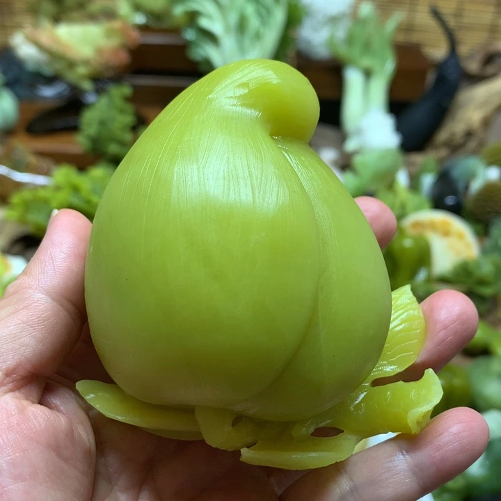 蛇纹石玉未镶嵌摆件s****康