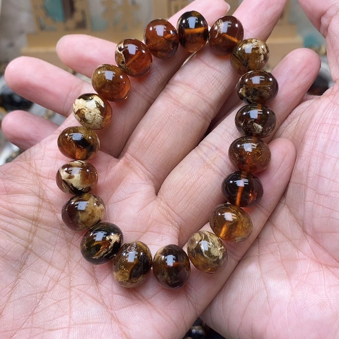 ****运琥珀未镶嵌手链13