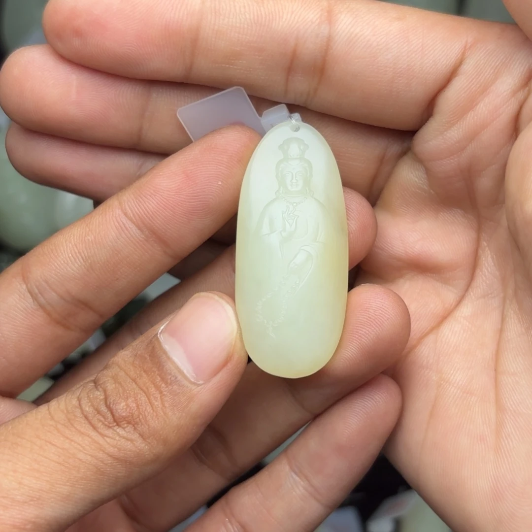 太***下和田玉未镶嵌吊坠(不含链)