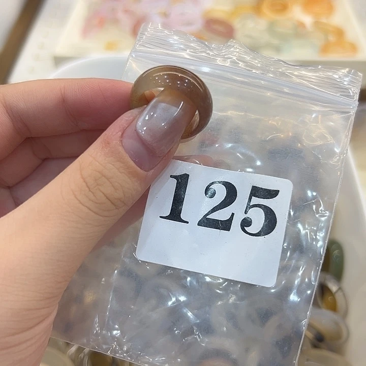 合金戒指玛瑙/玉髓125港15