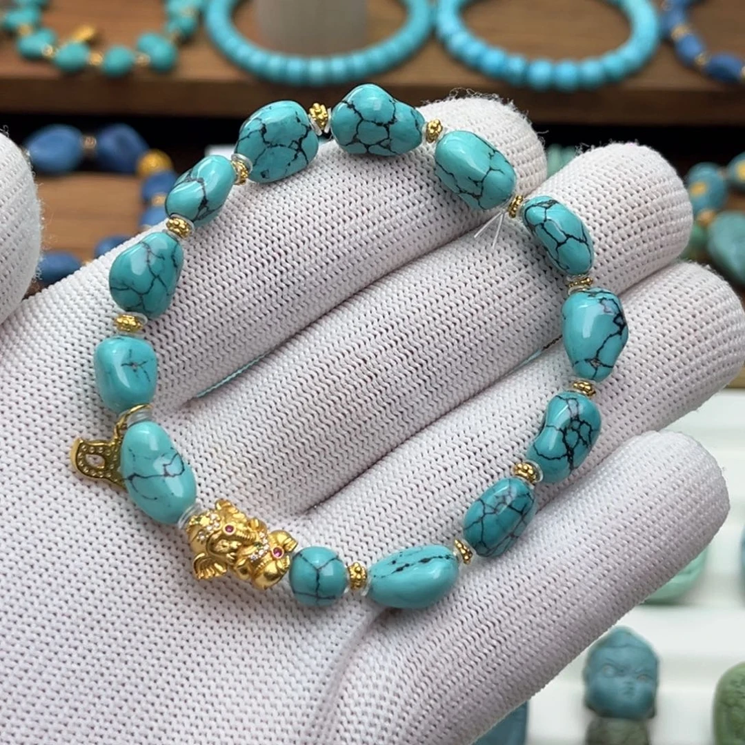 未镶嵌绿松石珠宝奇石