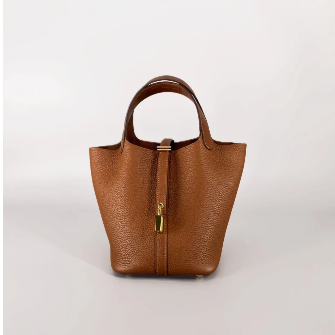 【老谭严选】菜篮鳄鱼拼皮手拎包-稀有皮系列