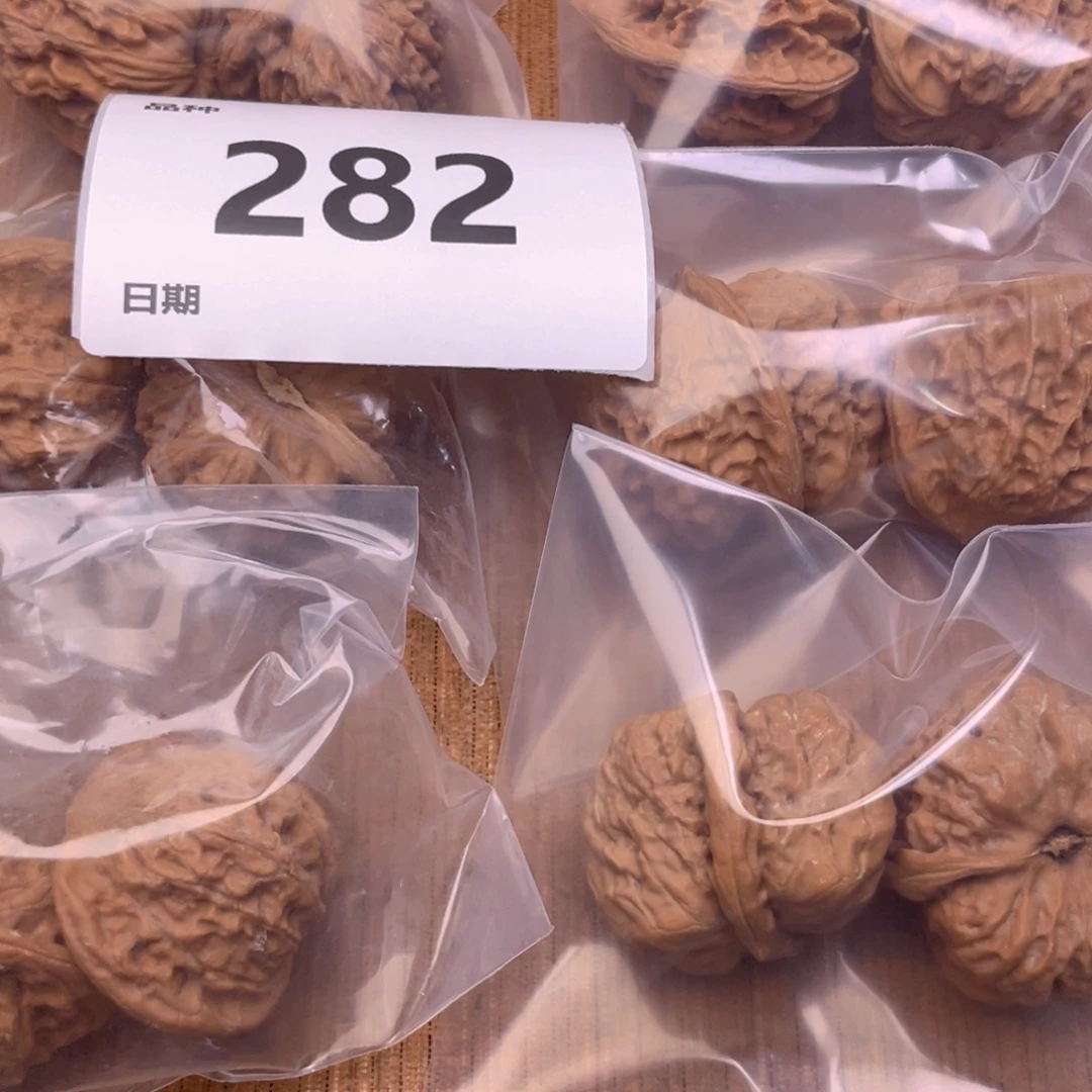 文玩核桃把件282号6对带练手蛙