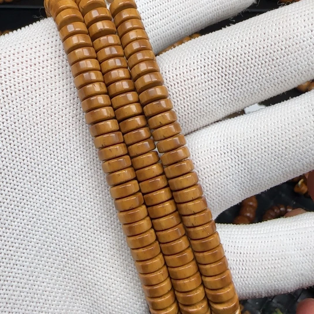 手串紫金鼠7*3mm纯肉药片脖挂220G