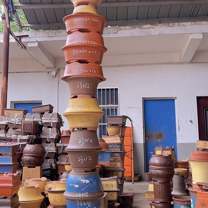 紫砂花盆紫砂花盆