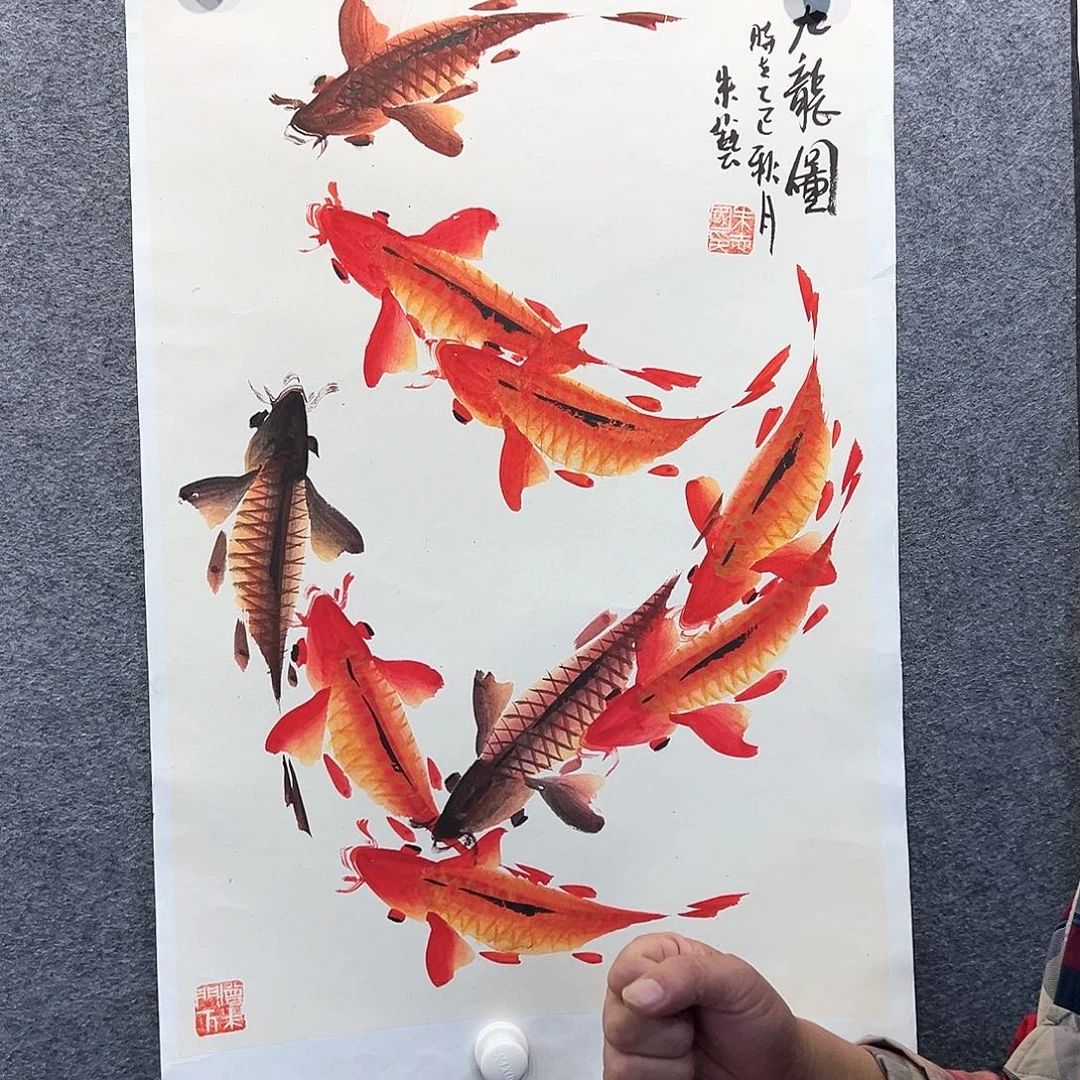 国画纯手绘系列画心