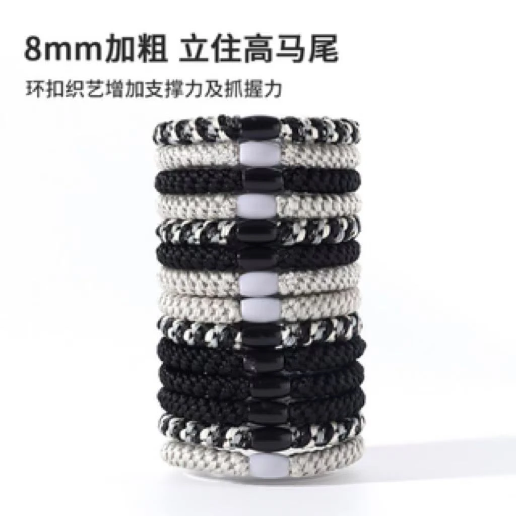 AP简约高弹力发圈不伤发耐用