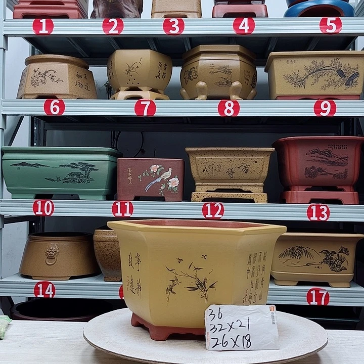 紫砂花盆紫砂花盆