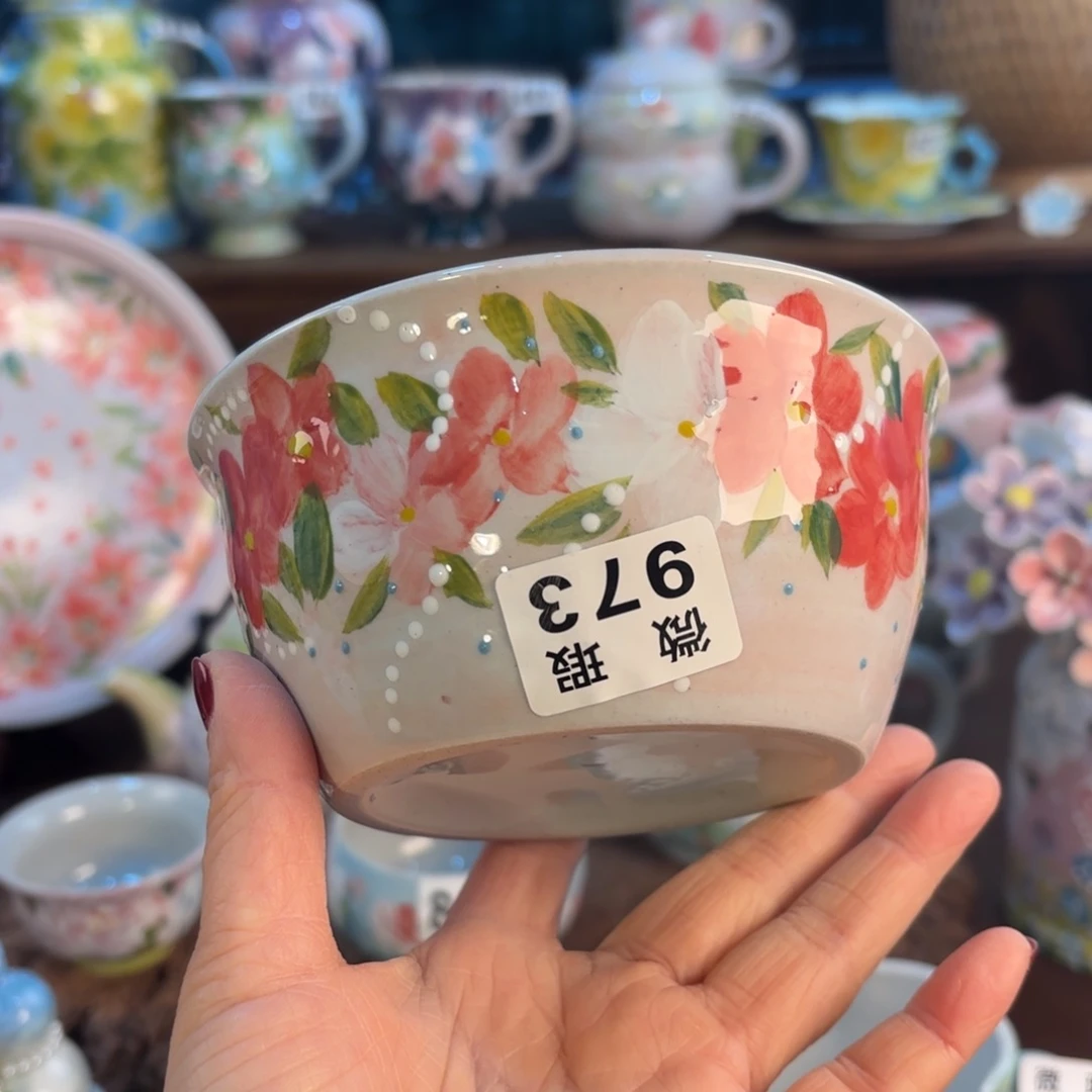 景德镇手绘高温釉下彩陶瓷茶具