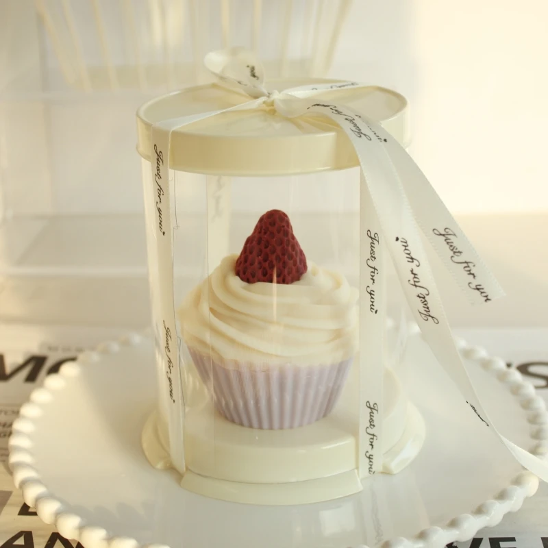 伴手礼纸杯草莓蛋糕手工冷制皂洁面沐浴闺蜜婚礼生日教师节礼物