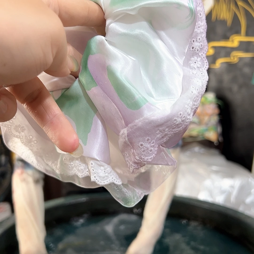 604大蕾丝发圈手作