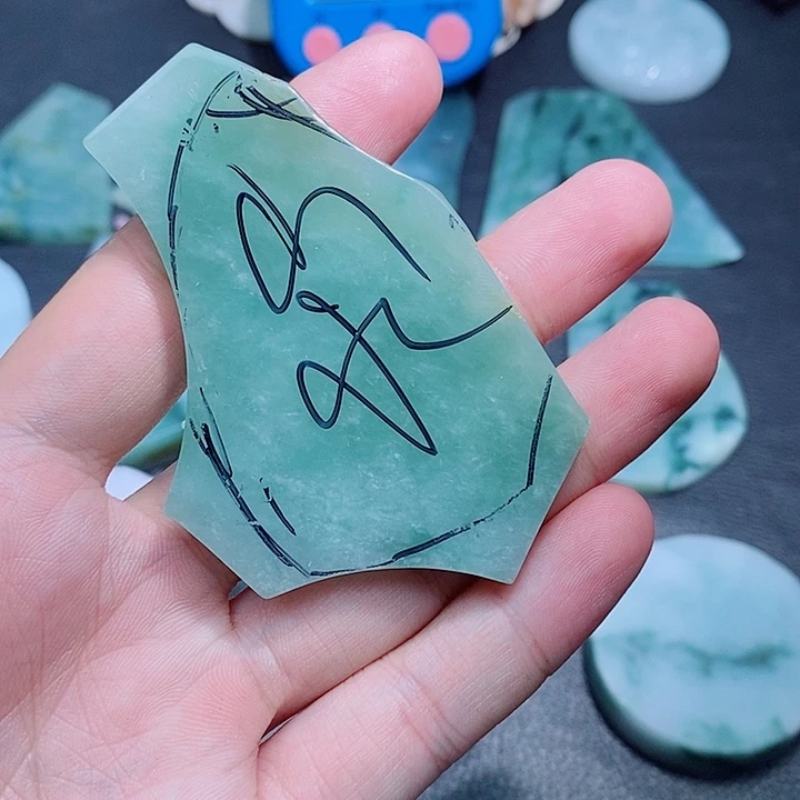 定制翡翠未镶嵌果*翡翠首饰