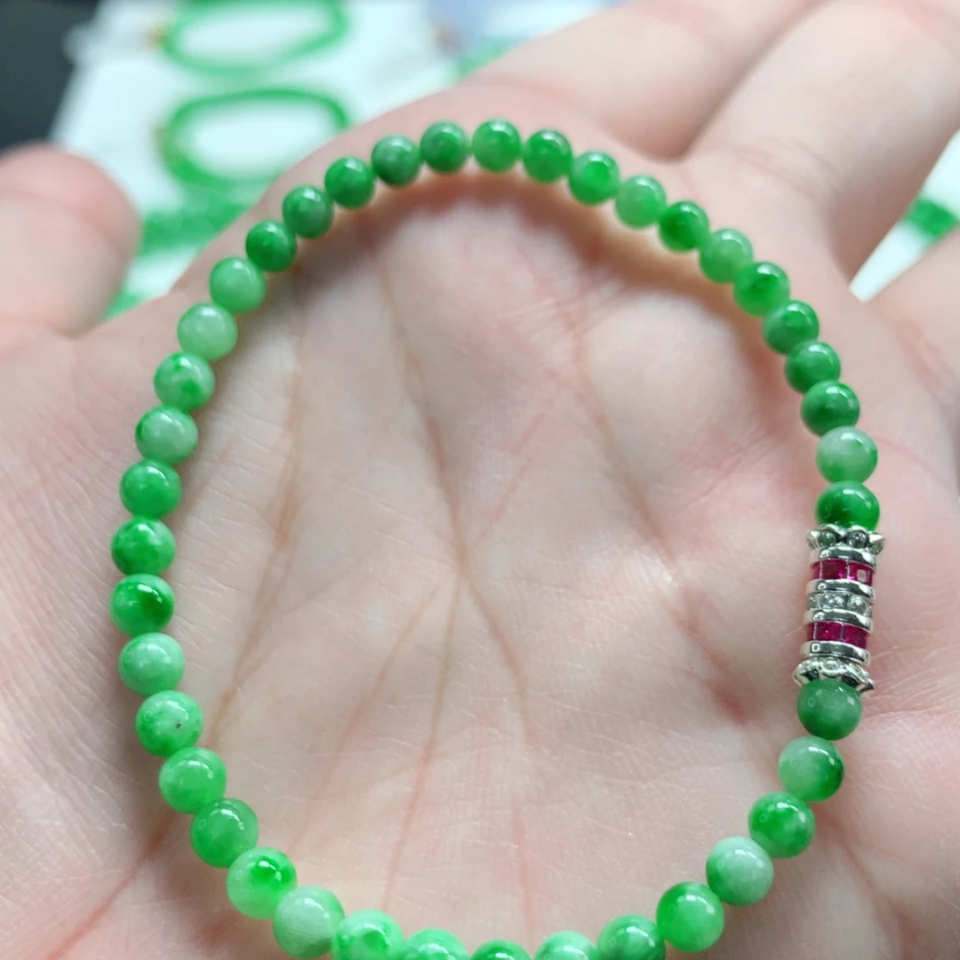 翡翠未镶嵌手链翡翠