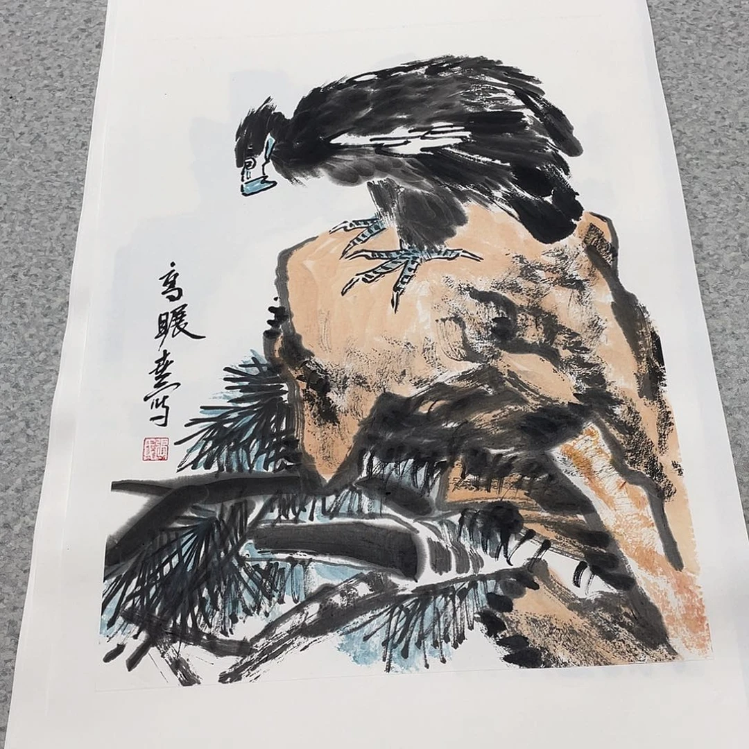 国画1.4平尺国画作品