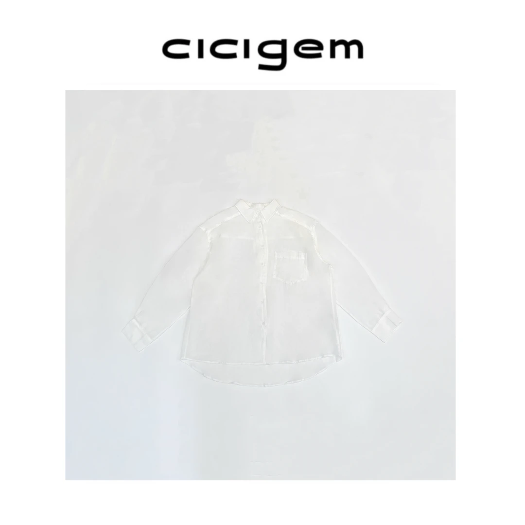 CC~【初见】韩版宽松休闲百搭潮流衬衫