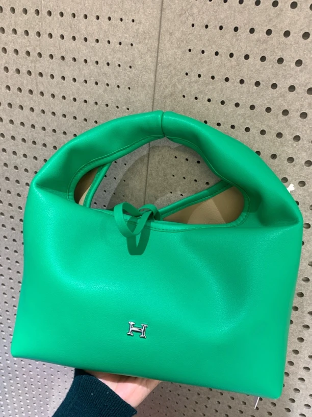 饭盒包手提款手机袋敞口斜挎包女士小众灰色简约百搭轻奢