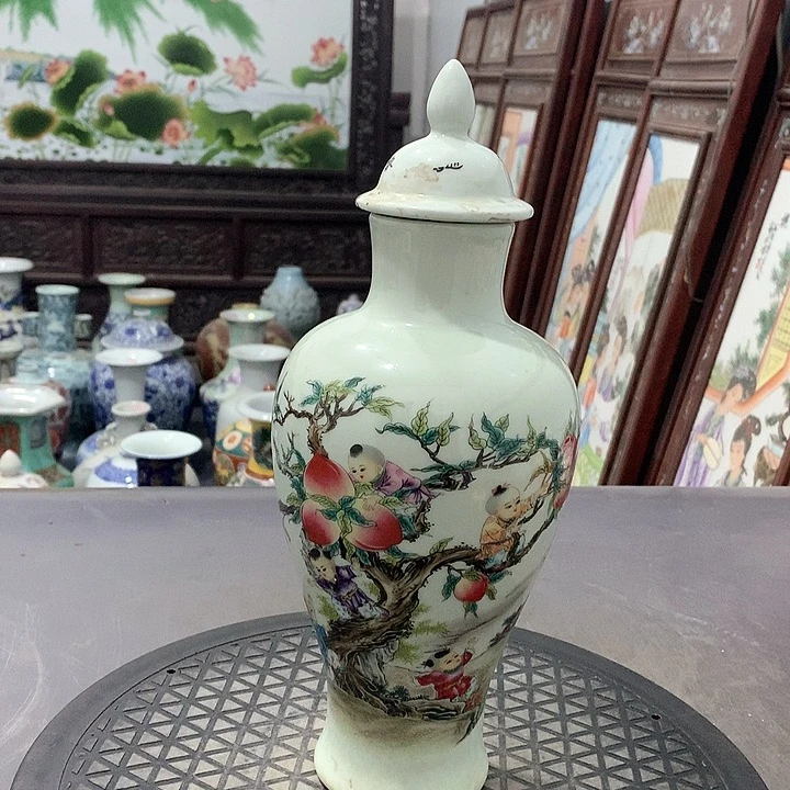 摆件陶博古架陶瓷摆件