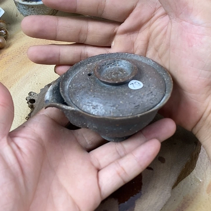 手工粗陶、柴烧茶器