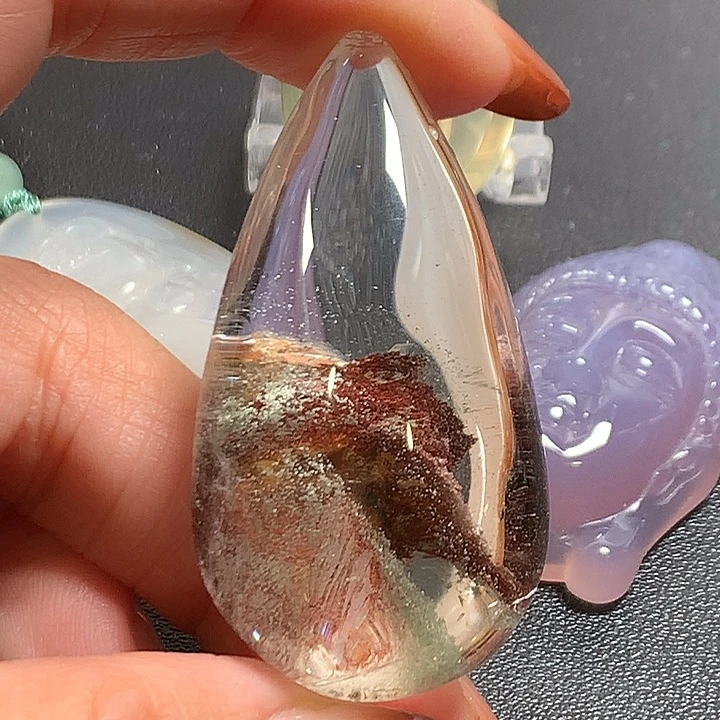 水晶吊坠(不含链)未镶嵌小*几