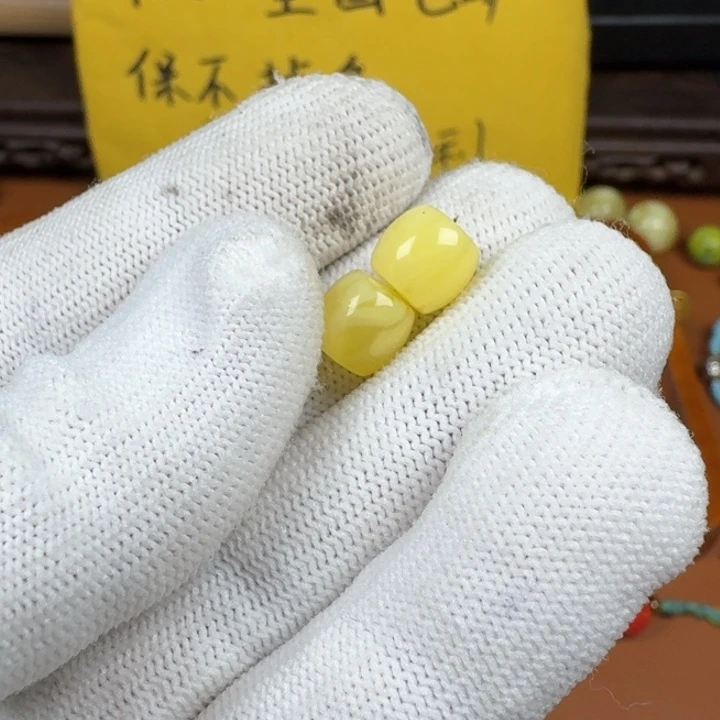 合成碳硅石铜合金蜜小辣弟子珠两个