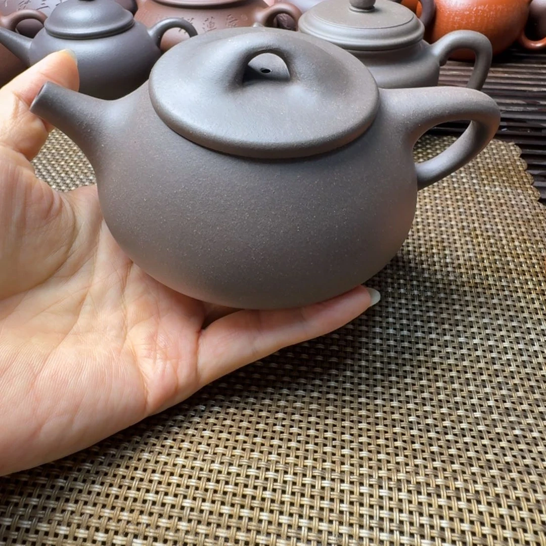 茶壶紫砂310cc紫砂壶天青