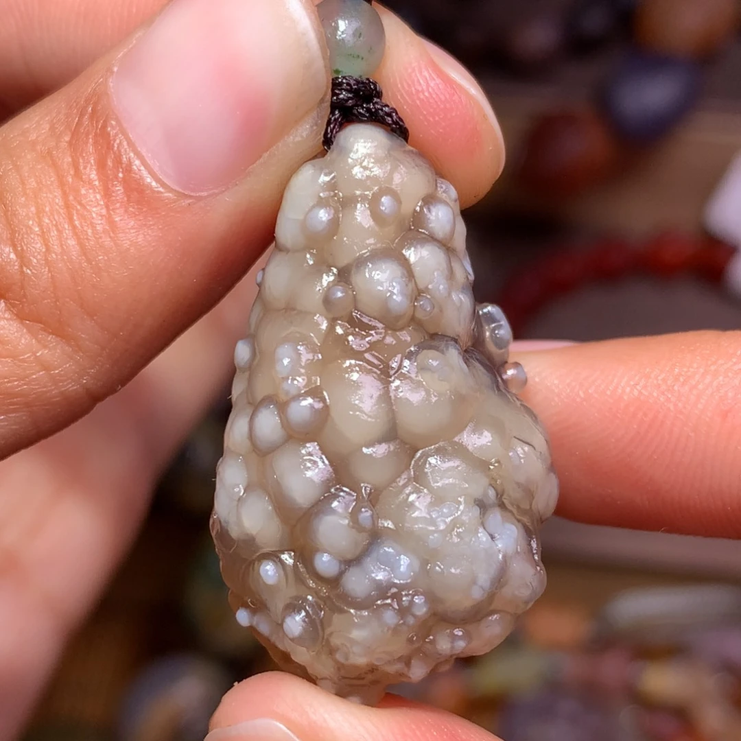 未镶嵌玛瑙/玉髓珠宝半成品