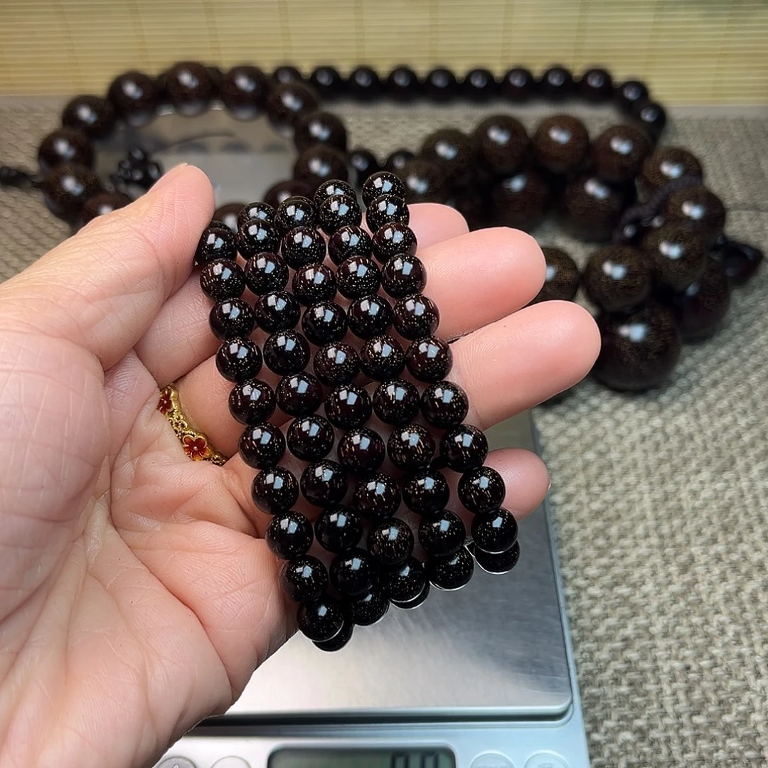 檀香紫檀（小叶紫檀）0.7 108颗 爆星