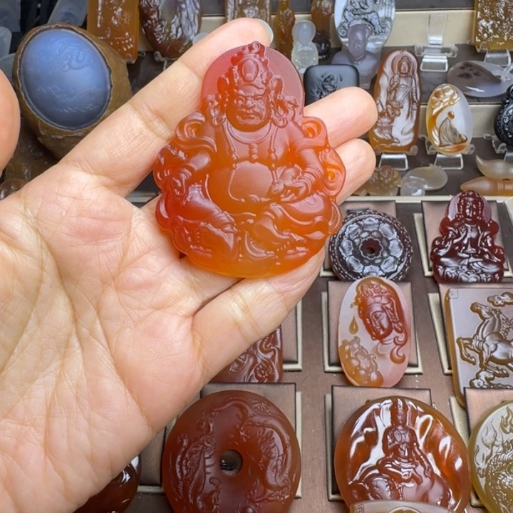 实***高玛瑙/玉髓未镶嵌颈饰